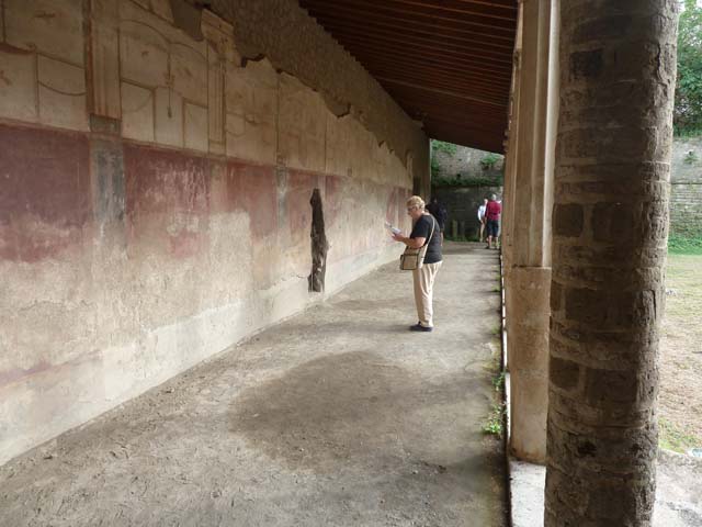 Oplontis Villa of Poppea, October 2020. Room 41, looking towards north-west corner, between two alcoves. Photo courtesy of Klaus Heese.