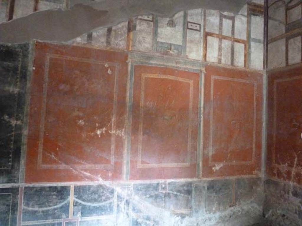 Oplontis, September 2015. Room 66, central panel of west wall.