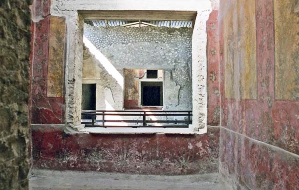Oplontis, September 2011. Room 68, looking north through window into room 69, and towards the north-east corner and east wall. Photo courtesy of Michael Binns.
