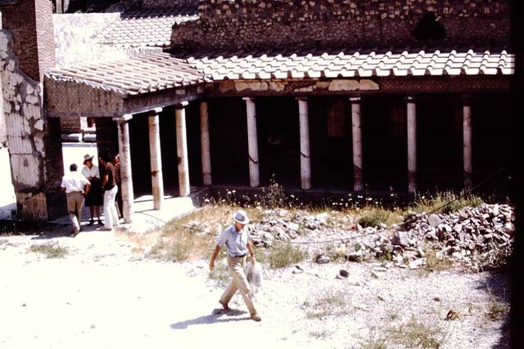 Oplontis, 1973. Looking south-east towards the Portico33. Photo by Stanley A. Jashemski. 
Source: The Wilhelmina and Stanley A. Jashemski archive in the University of Maryland Library, Special Collections (See collection page) and made available under the Creative Commons Attribution-Non Commercial License v.4. See Licence and use details. J73f0381
