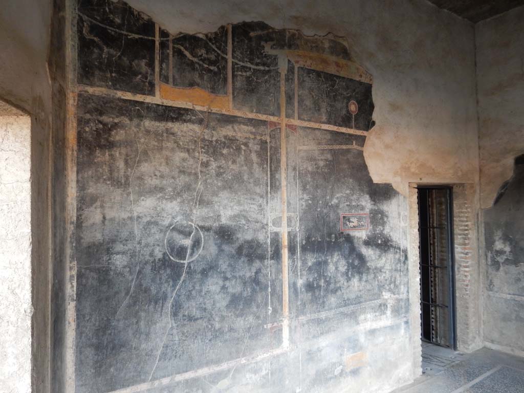 Stabiae, Secondo Complesso, June 2019. Room 15, south wall with doorway to room 19, on right.  
Photo courtesy of Buzz Ferebee.
