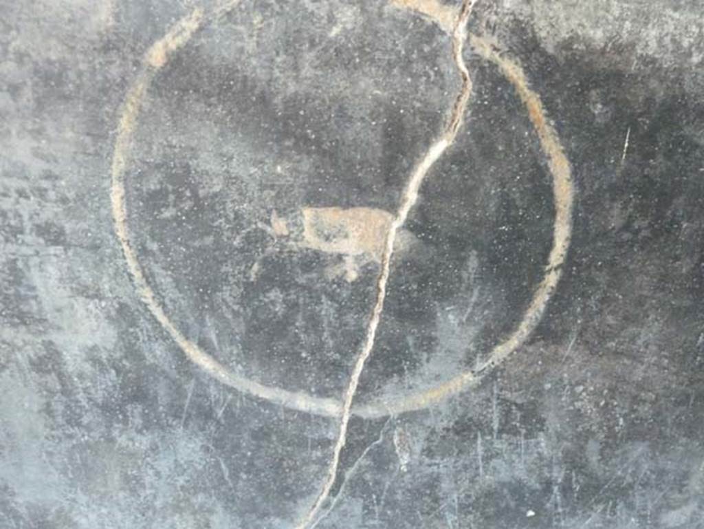 Stabiae, Secondo Complesso, September 2015. Room 15, detail of painted medallion of a deer from south wall.