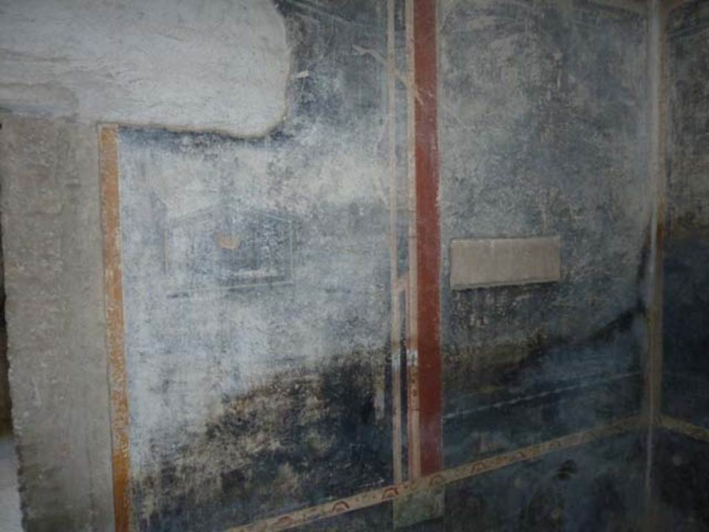 Stabiae, Secondo Complesso (Villa B), September 2015. Room 19, detail from north wall.