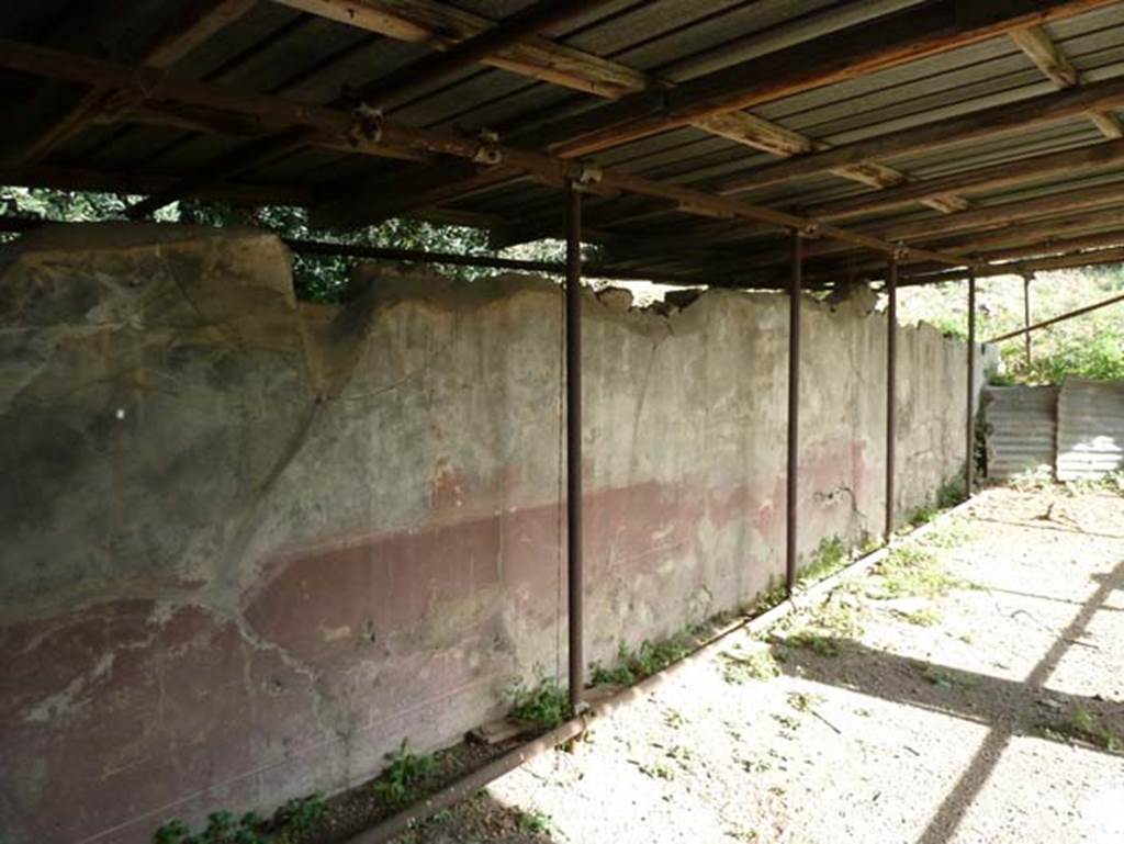Stabiae, Secondo Complesso (Villa B), September 2015. Room 1, east wall of portico.