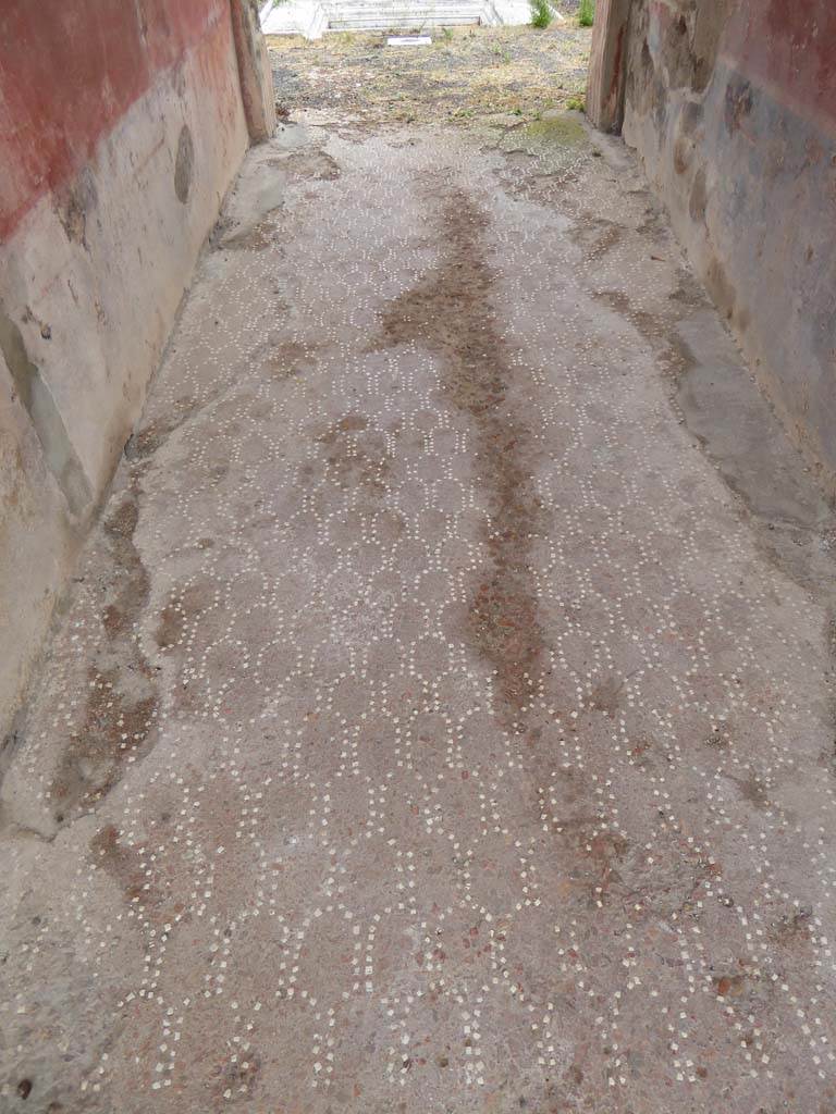 VI.9.2/13 Pompeii. September 2017. Flooring in entrance corridor/fauces.
Foto Annette Haug, ERC Grant 681269 DÉCOR.
