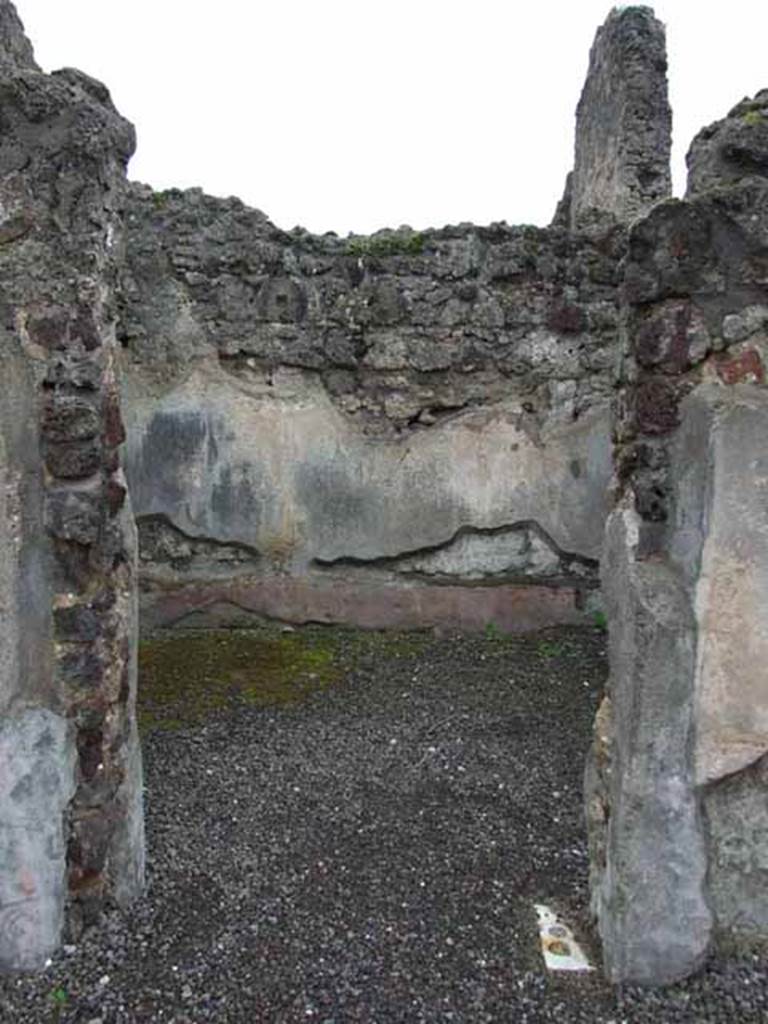 VI.9.2 Pompeii. December 2007. Room 13, looking south through doorway.