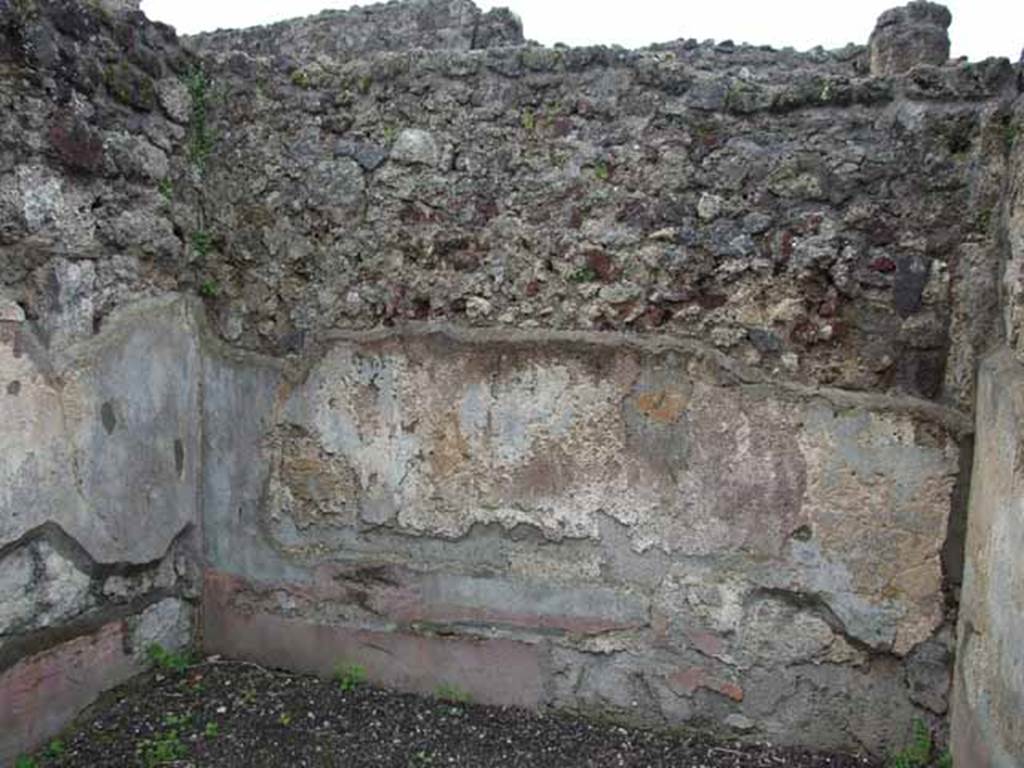 VI.9.2 Pompeii. May 2010. Room 13, west wall.