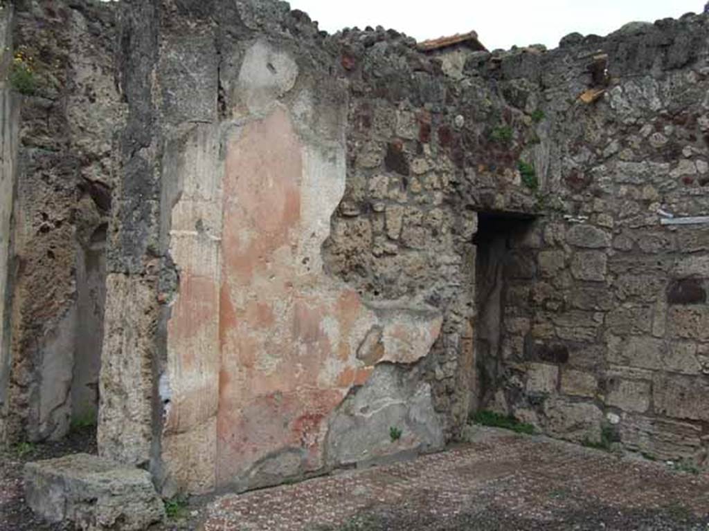 VI.9.2 Pompeii.  May 2010. Room 8, north wall.