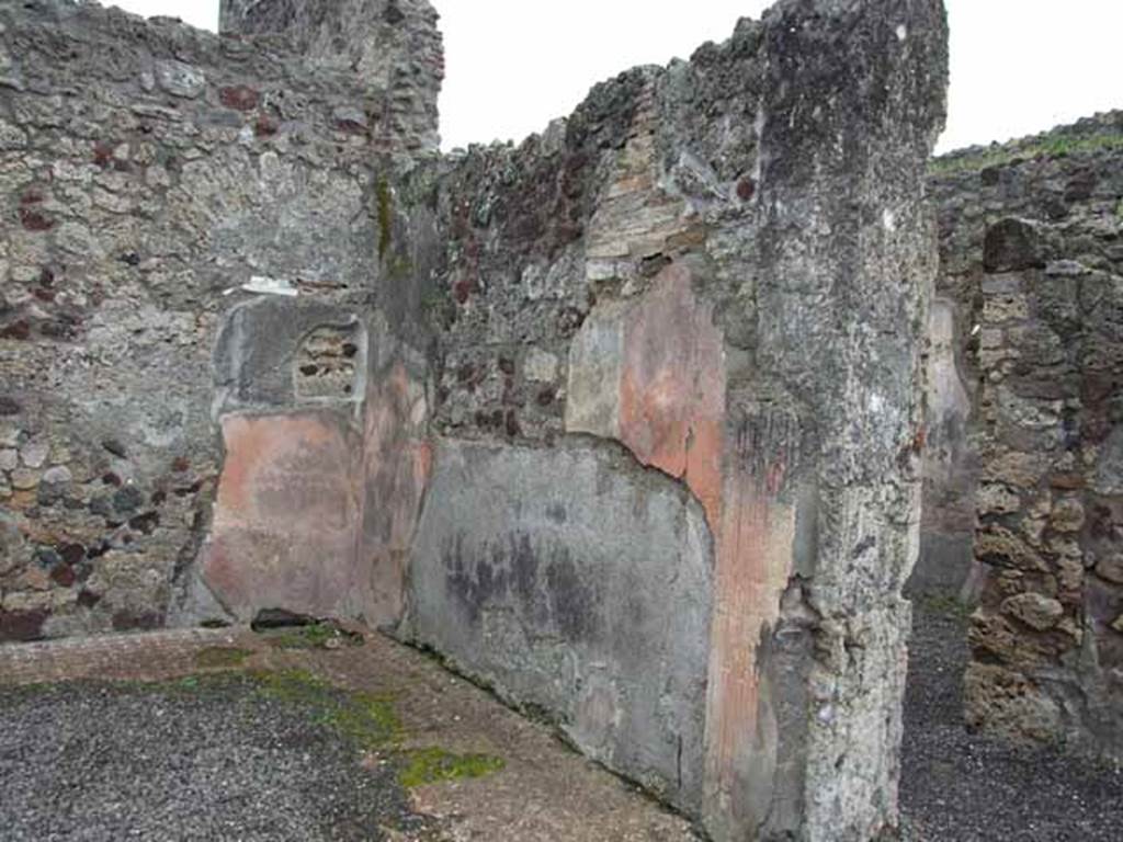 VI.9.2 Pompeii.  May 2010. Room 8, south wall.