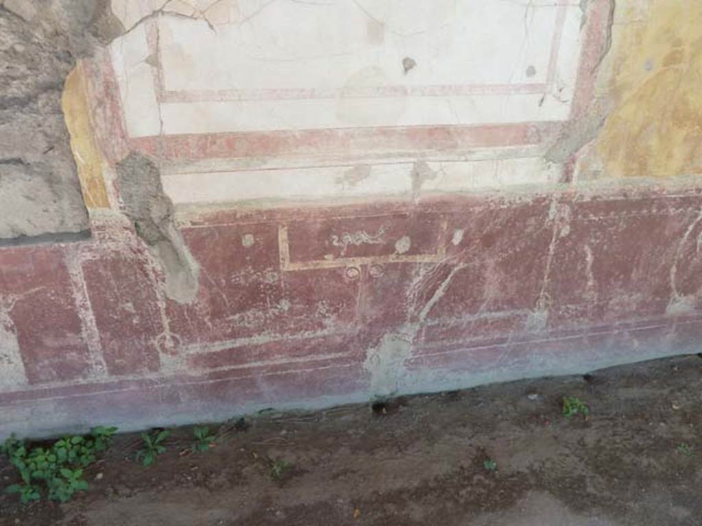 Villa San Marco, Stabiae, September 2015. Portico 1, south wall.