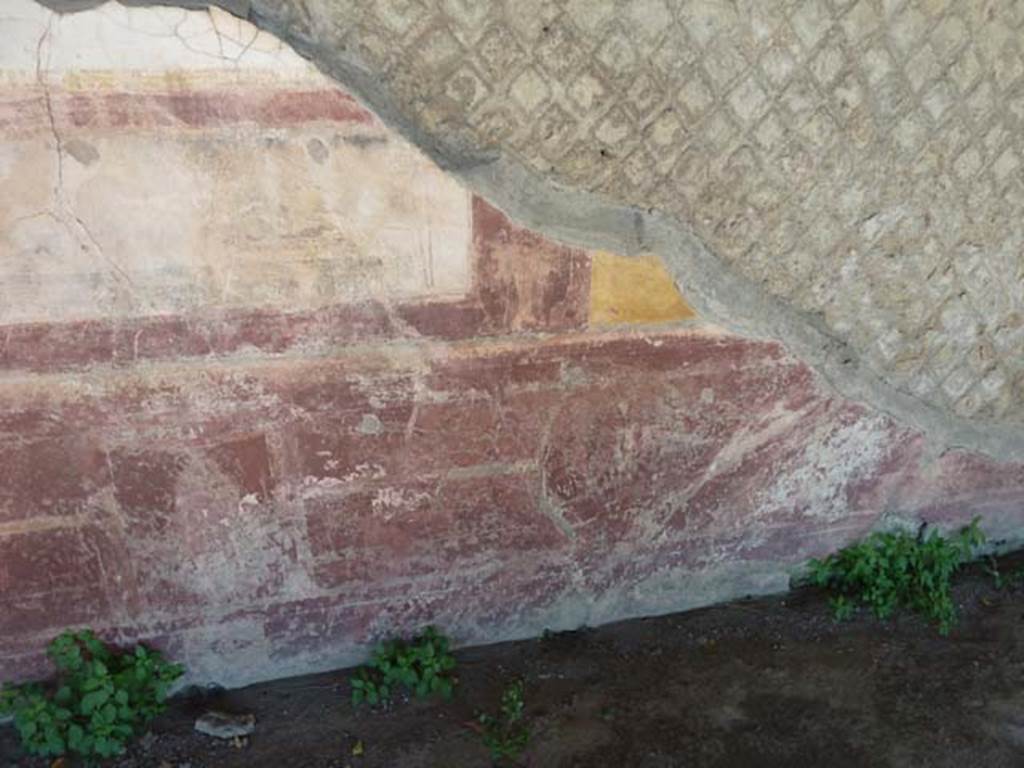 Villa San Marco, Stabiae, September 2015. Portico 1, south wall.