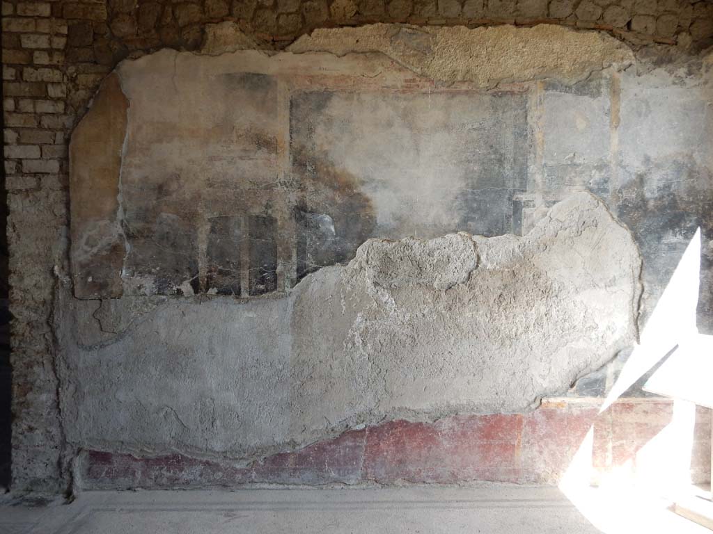 Villa San Marco, Stabiae, June 2019. Room 59, looking towards north wall of tablinum. Photo courtesy of Buzz Ferebee.