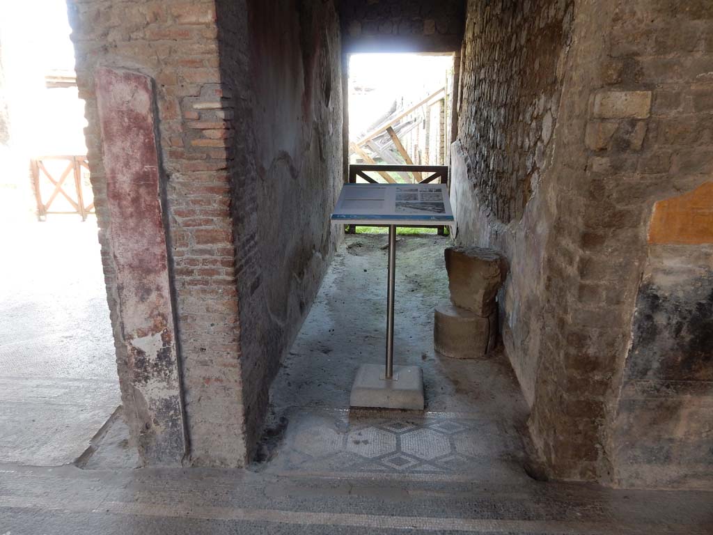 Villa San Marco, Stabiae, June 2019. Room 59a, corridor on south side of tablinum. Photo courtesy of Buzz Ferebee.