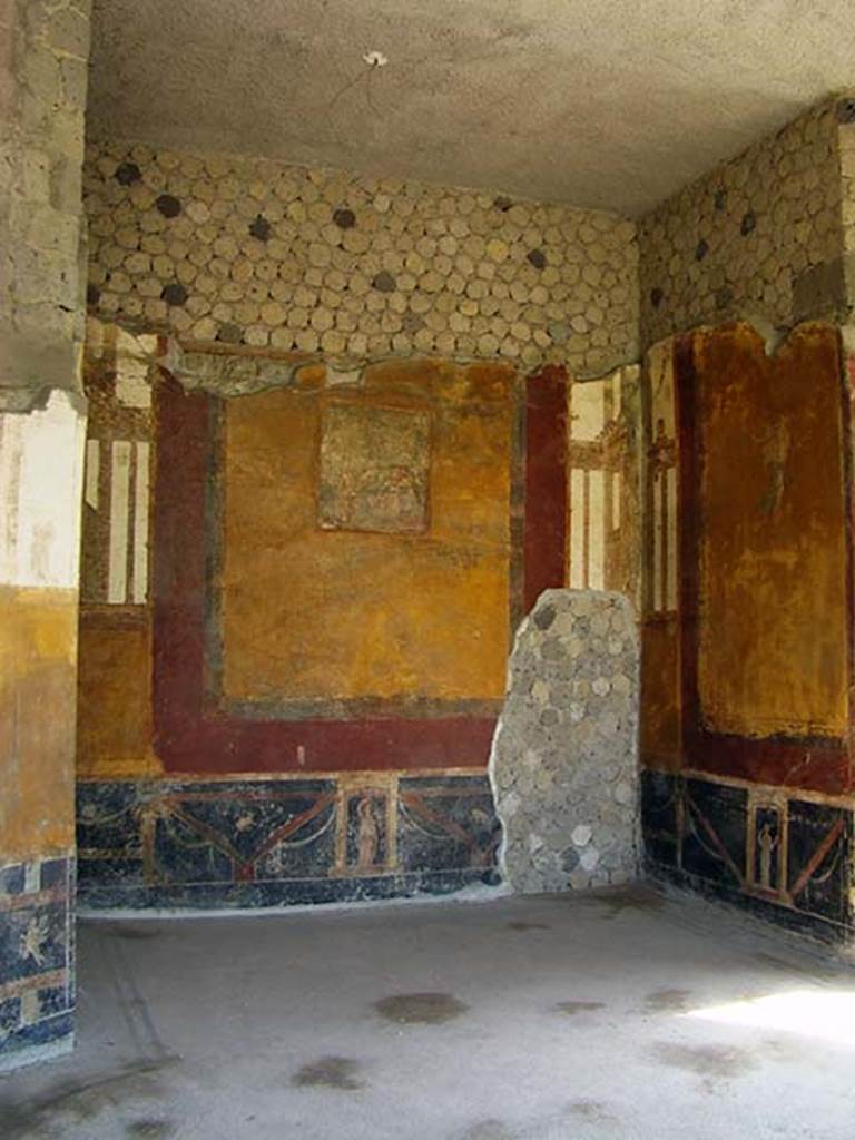 Villa San Marco, Stabiae, December 2006. Room 53. East wall.