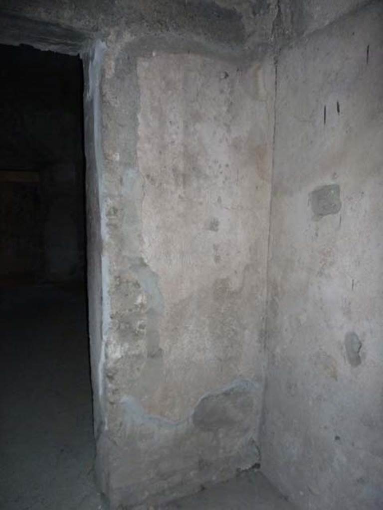 Villa San Marco, Stabiae, September 2015. Room 26, doorway, on left, from room 40 in south-west corner of kitchen.