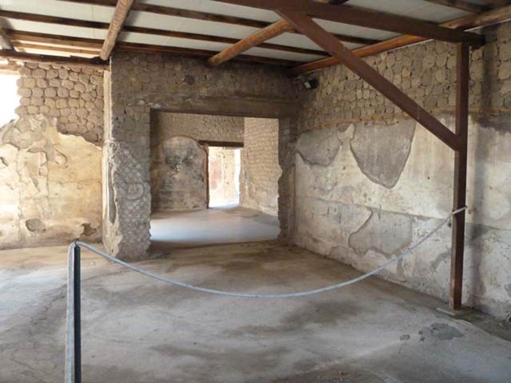 Villa San Marco, Stabiae, September 2015. Room 48, looking south towards room 35.