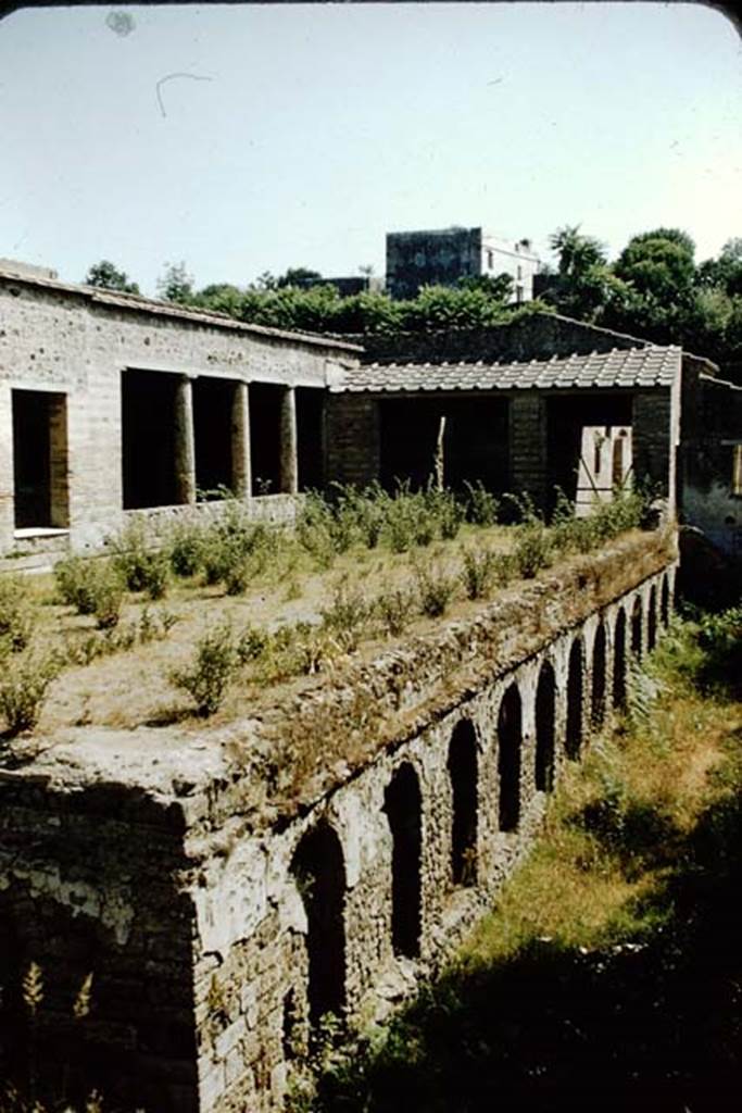 Villa of Mysteries, Pompeii. 1957. Looking east along the south side. Photo by Stanley A. Jashemski.
Source: The Wilhelmina and Stanley A. Jashemski archive in the University of Maryland Library, Special Collections (See collection page) and made available under the Creative Commons Attribution-Non Commercial License v.4. See Licence and use details.
J57f0368
