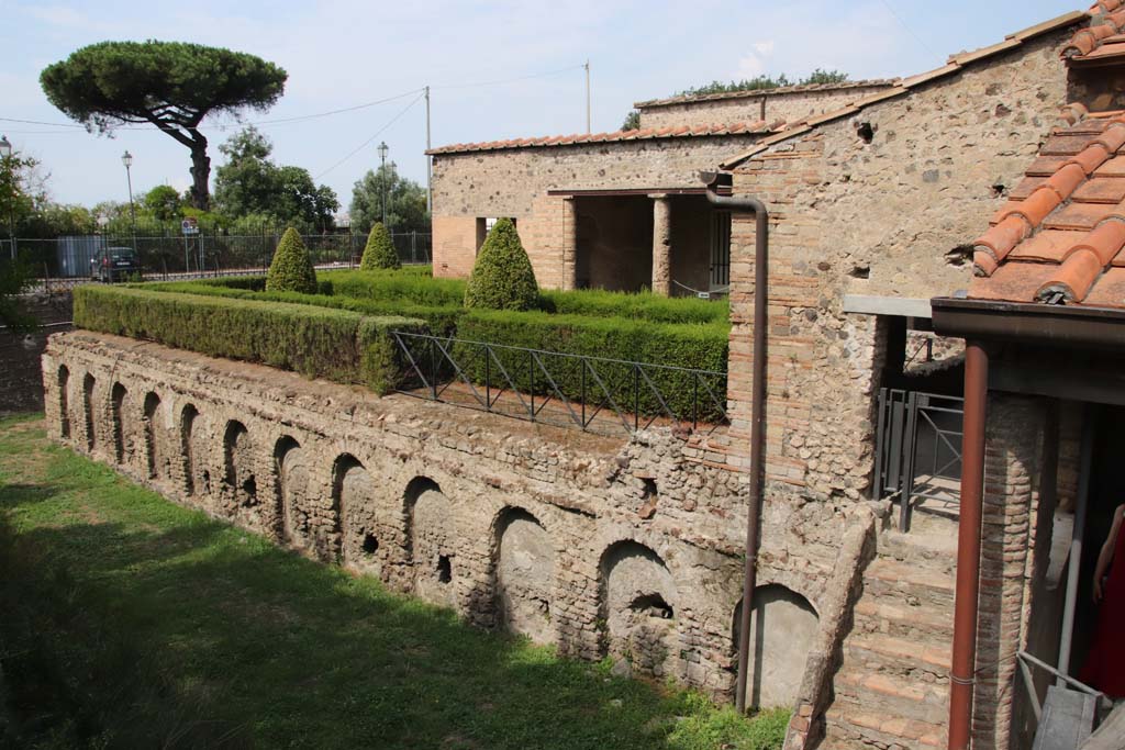 Villa of Mysteries, Pompeii. September 2021. South side of Villa. Photo courtesy of Klaus Heese.