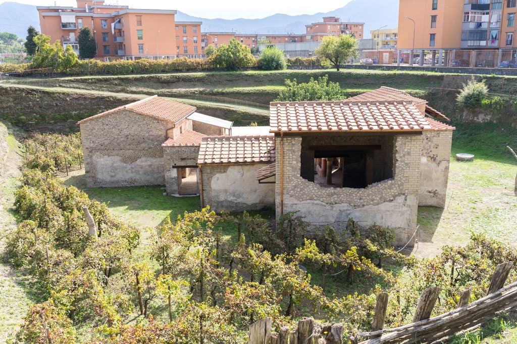 Villa Regina, Boscoreale. October 2021. Looking towards west side. Photo courtesy of Johannes Eber.