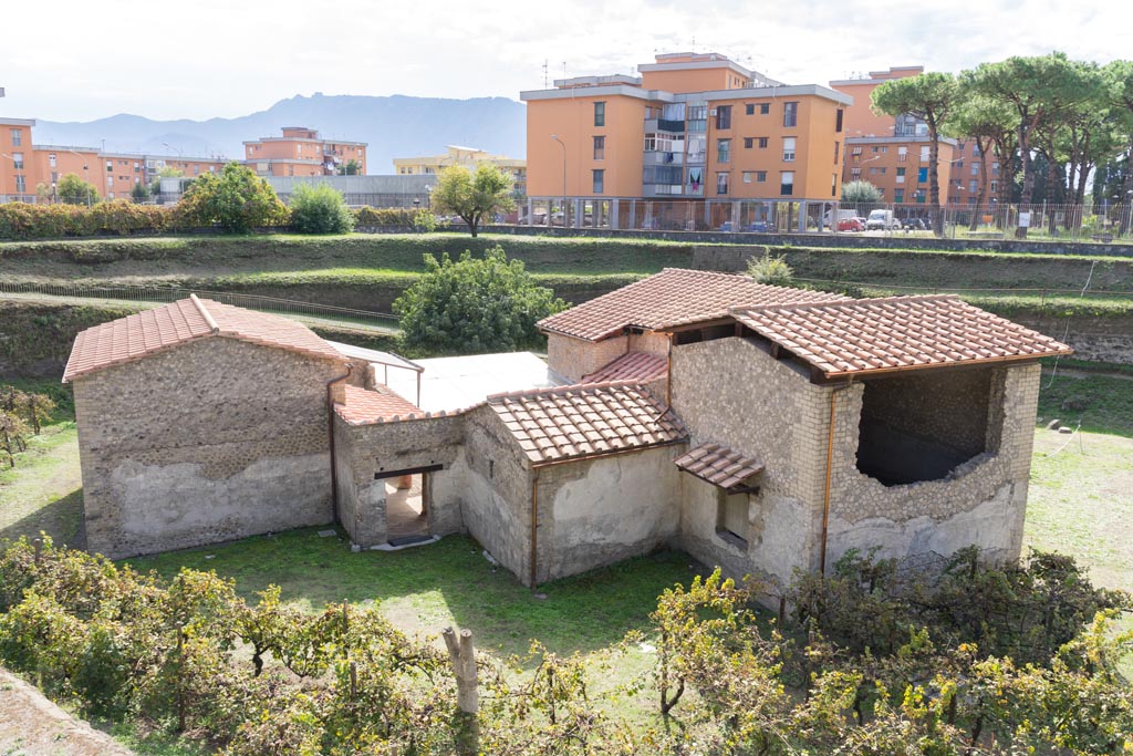 Villa Regina, Boscoreale. October 2021. Looking towards west side. Photo courtesy of Johannes Eber.