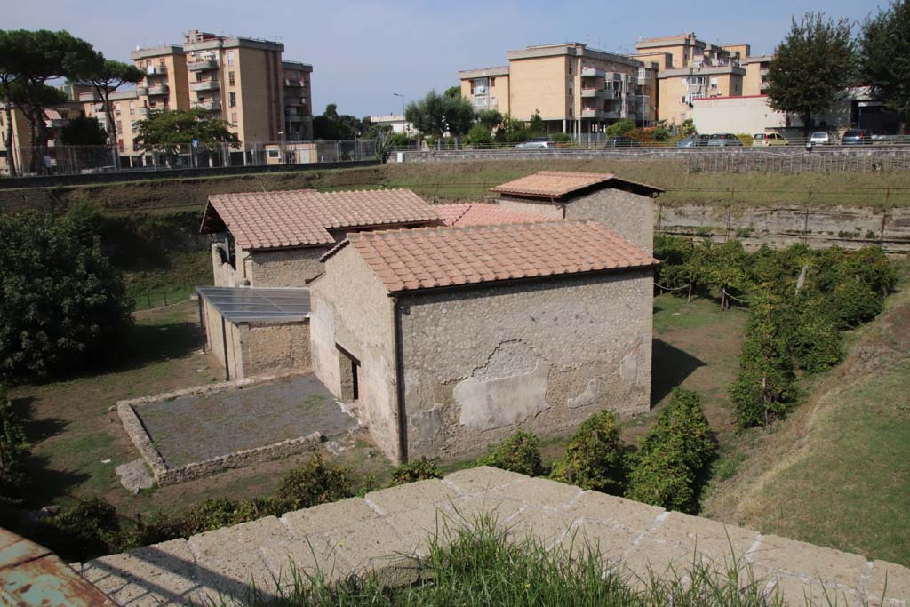 Villa Regina Antiquarium, September 2021. Looking towards north side with rooms IV – VIII. Photo courtesy of Klaus Heese.